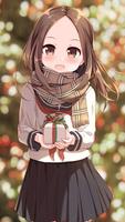 Akebi-chan Wallpaper HD 4K syot layar 1