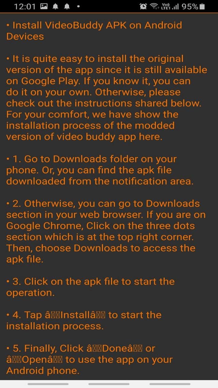 Videobudyy Youtube Movie Downloader For Android App