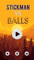 Poster Stickman vs Balls
