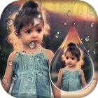 Water Drop Cut Paste Image Mixer : Drawing DP Pics আইকন