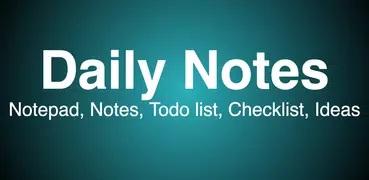 Note Daily Calendar & Notebook