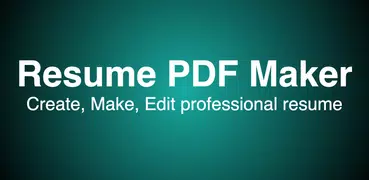 Resume PDF Maker / CV Builder