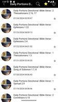 Daily Portions Devotional تصوير الشاشة 1