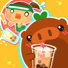 TeaCup Pig'Up: Bubble Tea Game icône