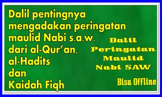 Dalil Peringatan Maulid Nabi D poster