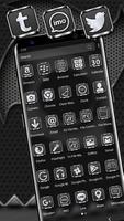 Dark Steel Texture Theme スクリーンショット 1