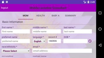 Mobile Lactation Consultant screenshot 1
