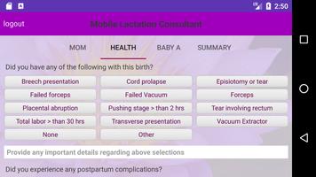 Mobile Lactation Consultant capture d'écran 3