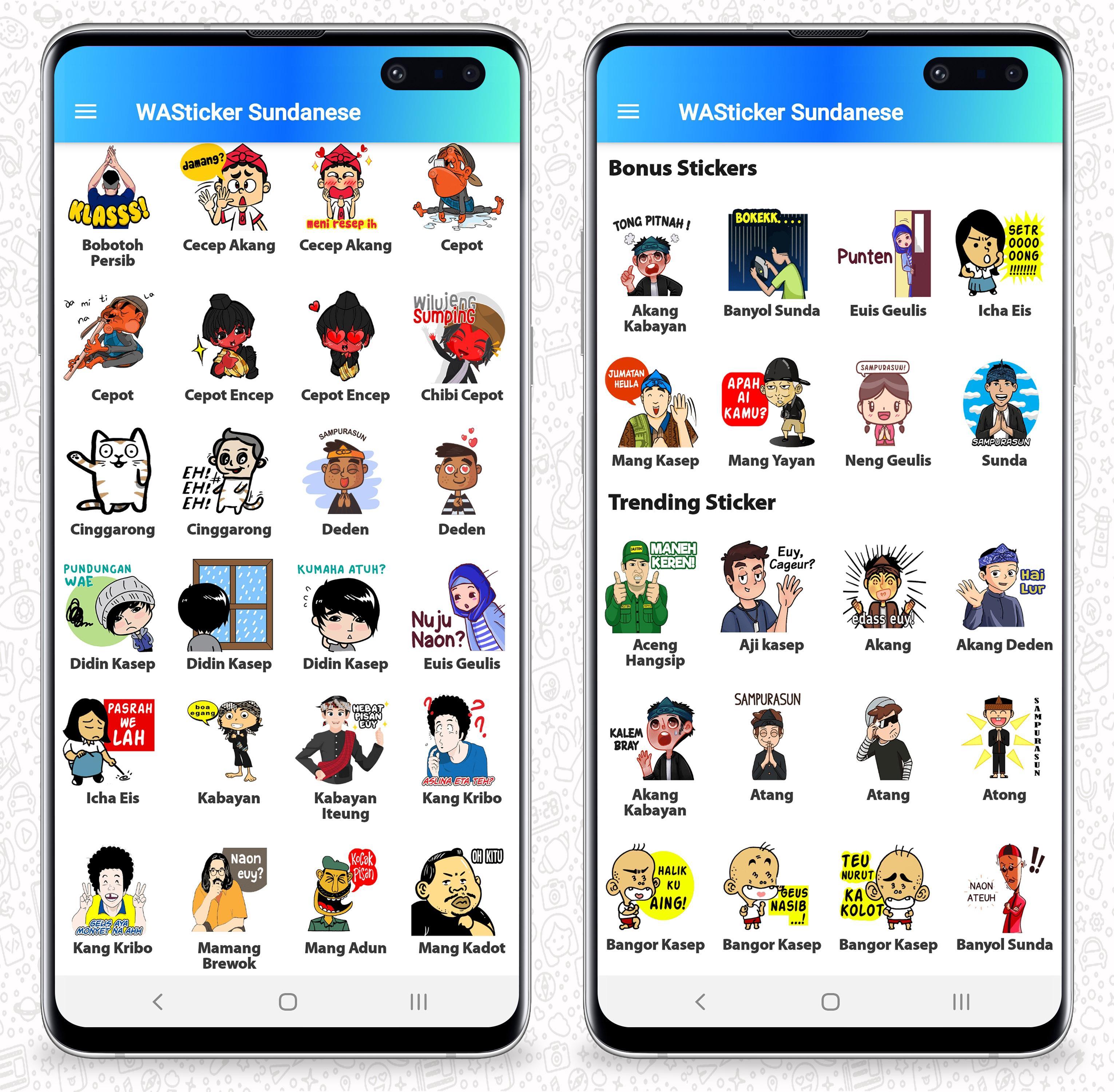 Wa Sticker Sundanese Cute Wastickerapps Sunda For Android Apk