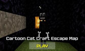 Angry Cartoon Cat Craft Escape Affiche