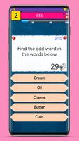 Odd-o-Out - Spello Odd One Out English Word Game capture d'écran 3