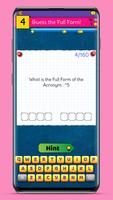 Acr-o-Nyms - Common English Acronyms Quiz скриншот 3