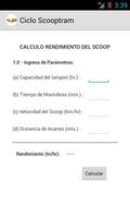 Calcular Rendimiento del Scoop постер