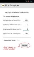 Calcular Rendimiento del Scoop capture d'écran 2