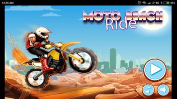Moto Beach Ride Affiche