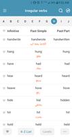 الأفعال غير المنتظمة (English) الملصق