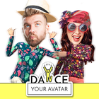 Dans je Avatar - danst met je gezicht in 3d-icoon