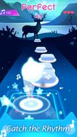 Poster Hop Cats - Piastrelle Musicali