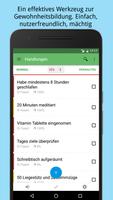 List: Tägliche Checkliste Plakat