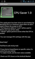 1 Schermata CPU Manager and Saver Pro