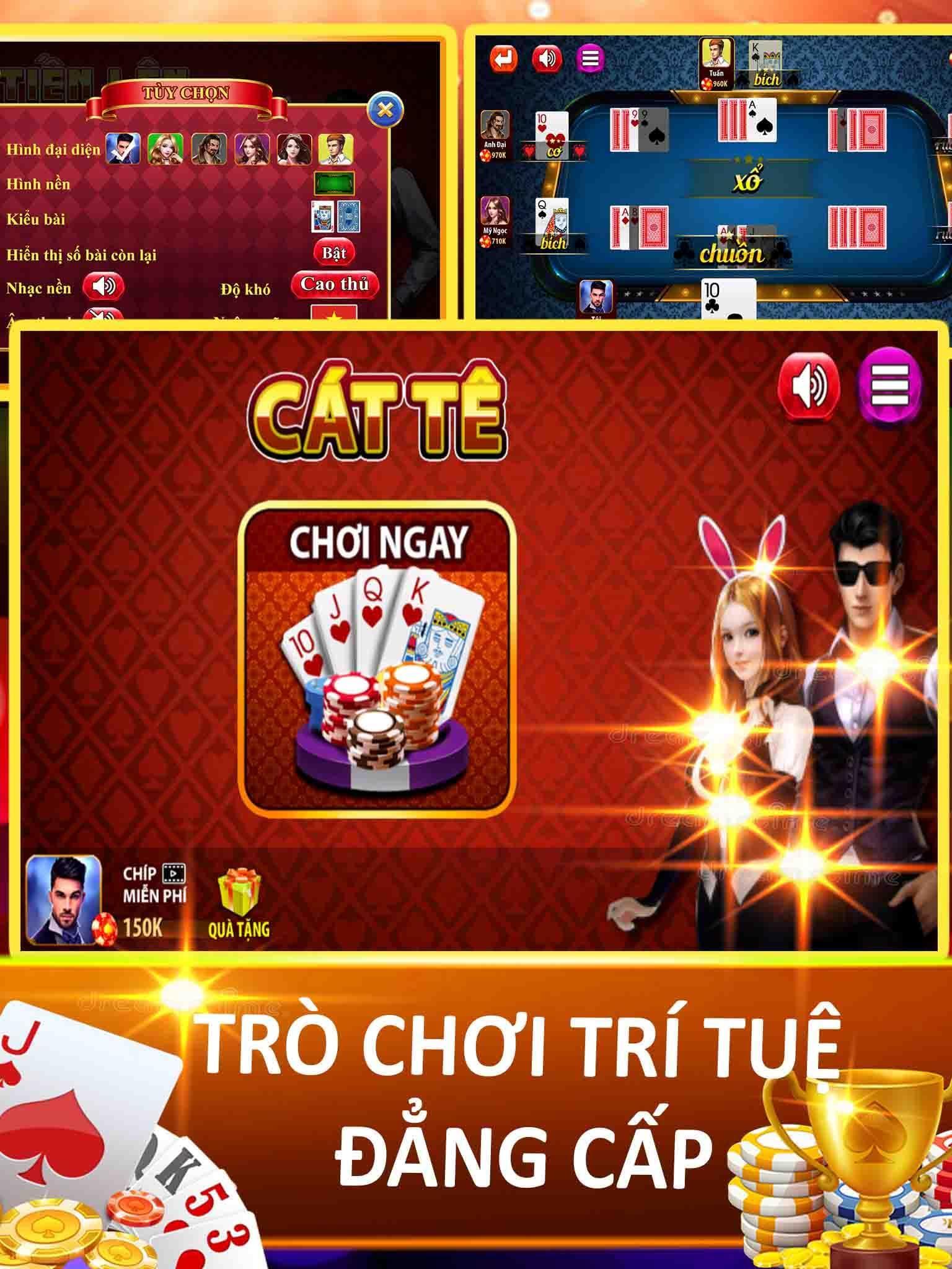 Android için Đánh bài cát tê Offline - Cát tê - Sắt tê - Cat te ...
