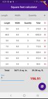 Square Feet Rate Calculator -  الملصق