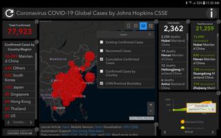 Coronavirus Traquer capture d'écran 1