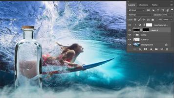 Adobe Photoshop :Photo Editor Collage Maker Guide poster