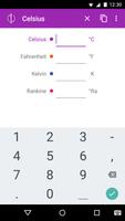 Convertisseur de temperature Affiche