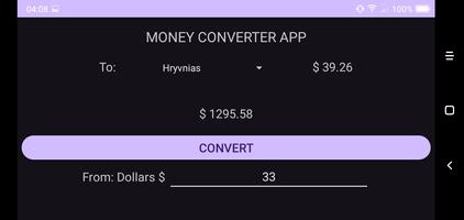 برنامه‌نما Money Converter App عکس از صفحه
