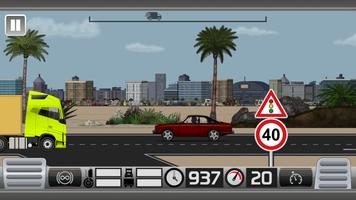 Truck Simulator 2D الملصق