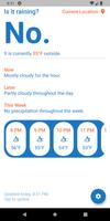 Rain: Simple Weather Forecast Plakat