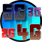 2G-3G-4G Switch ON / OFF simgesi