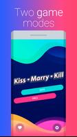 Kiss Marry or Kill Anime Game Challenge Quiz Affiche