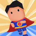 Superhero Run: rocket league. Race traffic run 3D simgesi