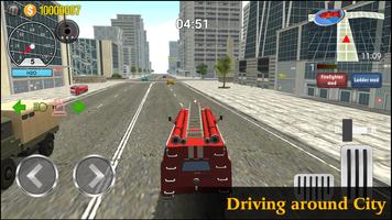 Fire Truck Simulator capture d'écran 1