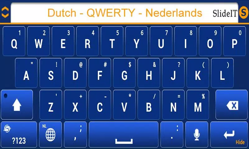 SlideIT Dutch QWERTY Pack APK for Android Download