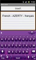 SlideIT Pack Français AZERTY capture d'écran 1