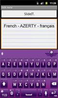 SlideIT French AZERTY Pack स्क्रीनशॉट 1