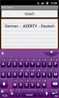 SlideIT German AZERTY Pack 截图 1