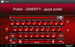 SlideIT Polish QWERTY Pack ポスター