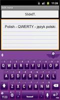 SlideIT Polish QWERTY Pack スクリーンショット 1