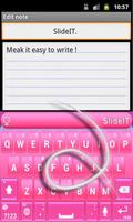 SlideIT Pinky Valentine Skin скриншот 1
