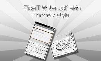 SlideIT White Wolf Skin Affiche