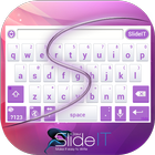 SlideIT Abstract Purple Skin иконка