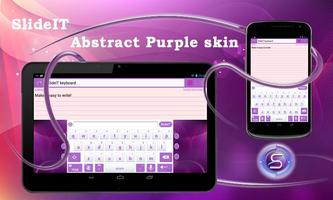 SlideIT Abstract Purple Skin постер