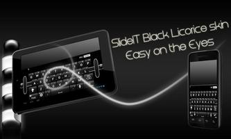 SlideIT Black Licorice Skin Cartaz