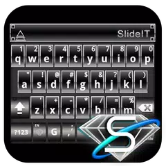 SlideIT Black Diamond Skin APK 下載