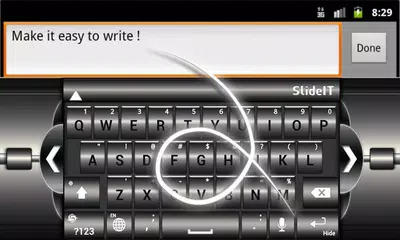 SlideIT Black Diamond Skin APK 下載