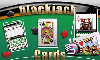 SlideIT Blackjack Cards Skin Cartaz